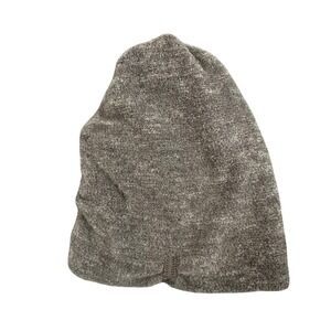 Olena Zylak Gray Beanie Baby Alpaca Mohair Merino Wool Blend Knit Hat